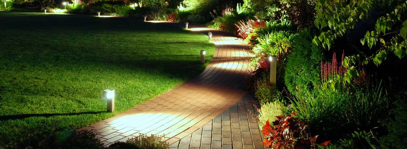 Ландшафтное освещение.  Как организовать освещение в саду частного дома?