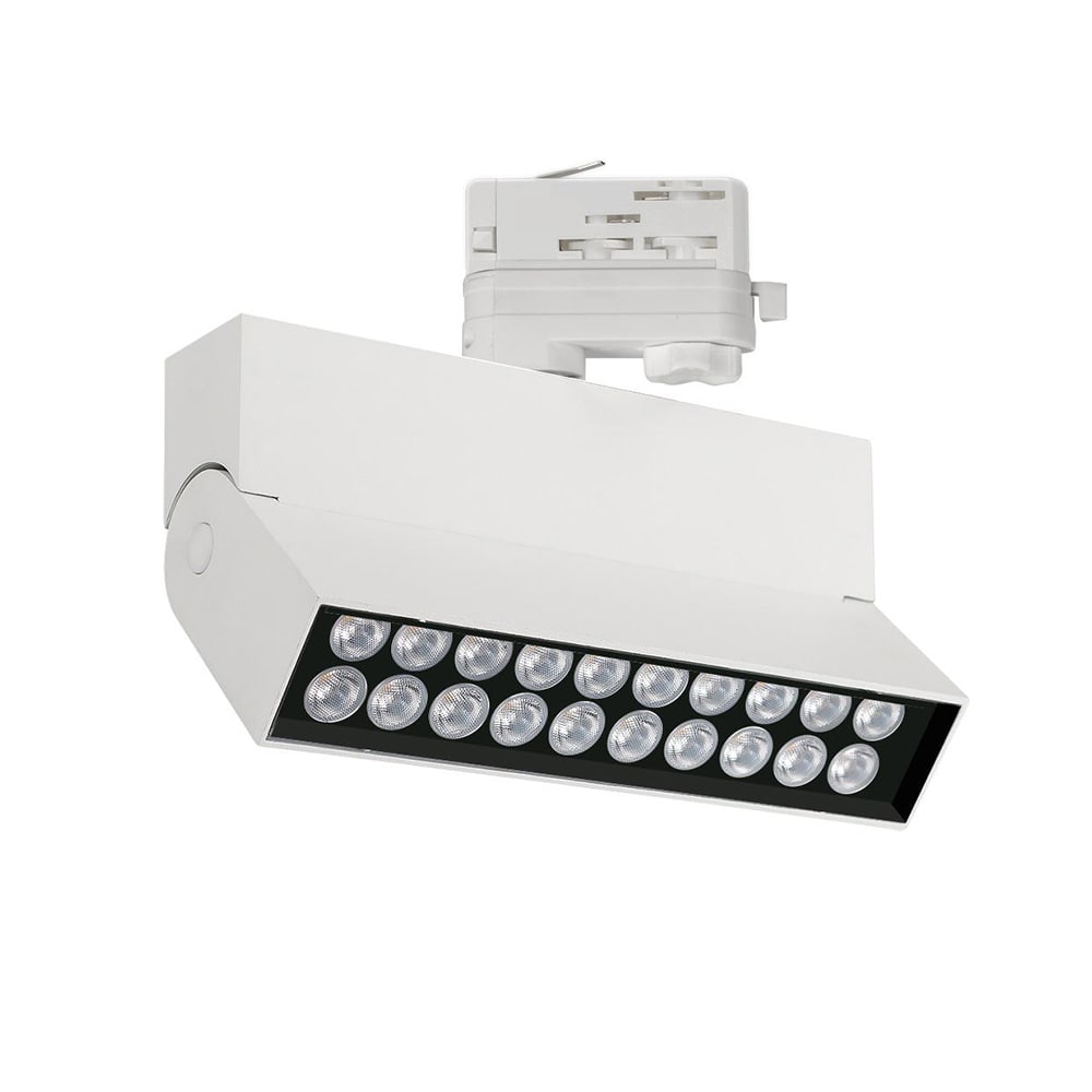 Трековый светильник LGD-LOFT-TRACK-4TR-S170-10W White6000 (WH, 24 deg)