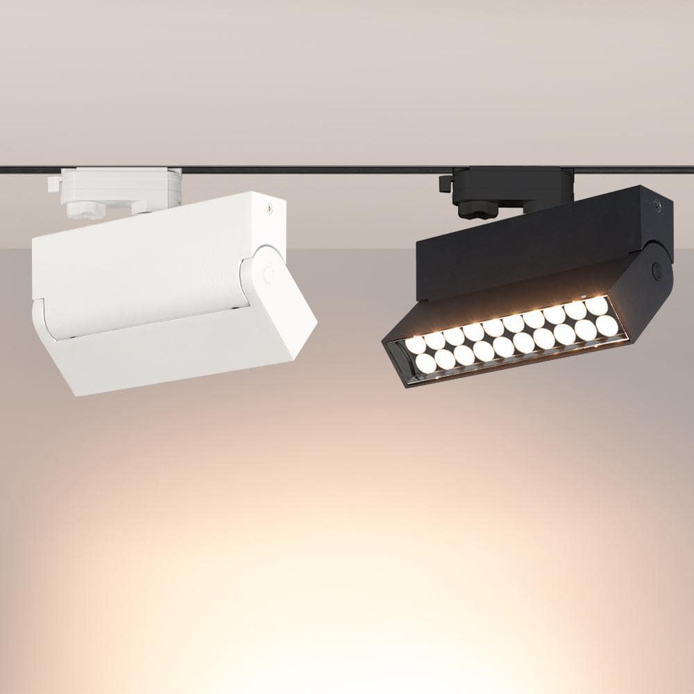 Трековый светильник LGD-LOFT-TRACK-4TR-S170-10W Warm3000 (WH, 24 deg)
