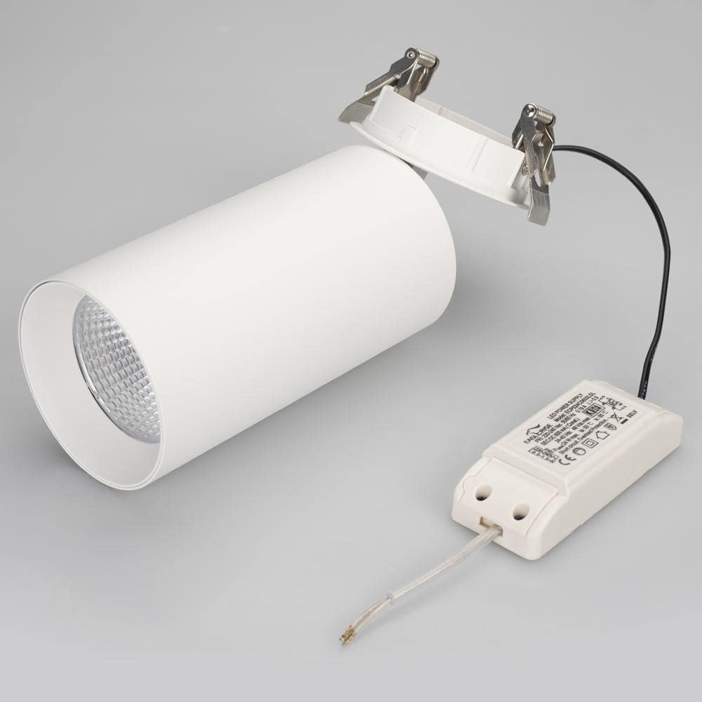 Светильник встраиваемый SP-POLO-BUILT-R95-25W Warm3000 (WH-WH, 40 deg)