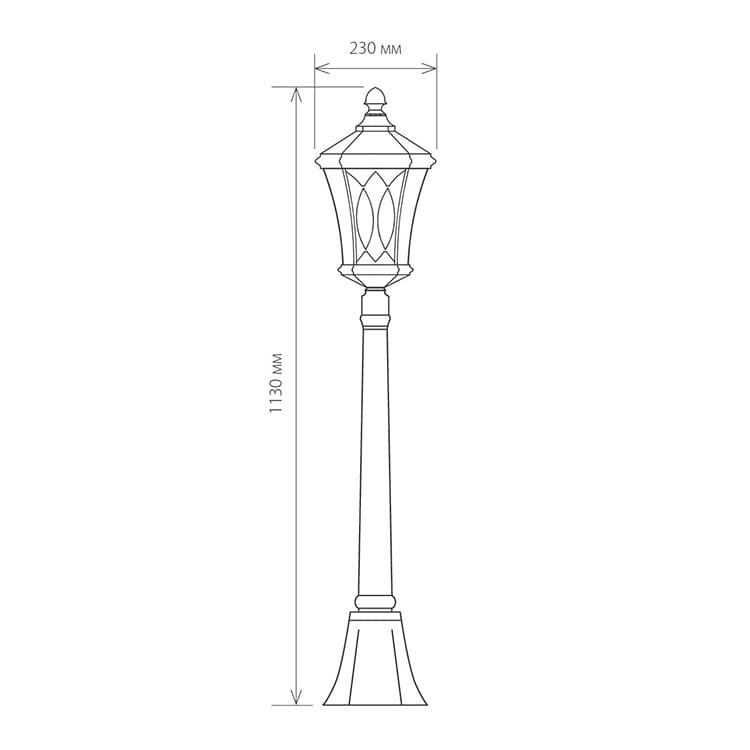 Уличный фонарь Virgo F GLXT-1450F