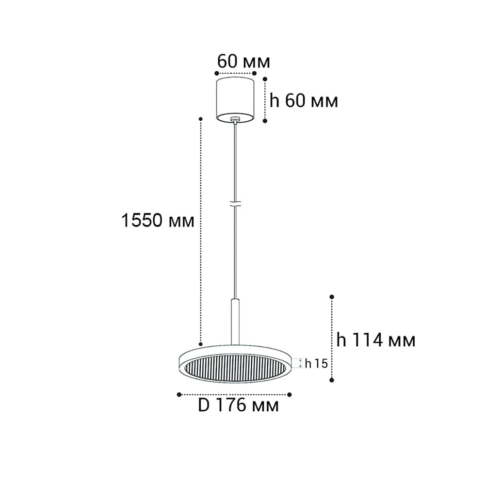 Светильник подвесной IT08-8022 white 3000K Светильник подвесной IT08-8022 white 3000K