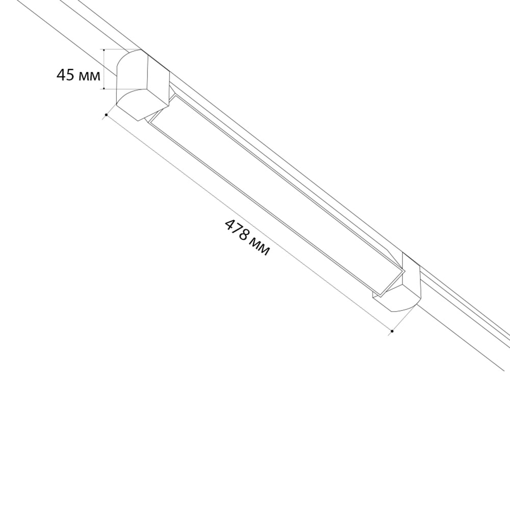 Трековый светильник IT08-8030 white 3000K Трековый светильник IT08-8030 white 3000K