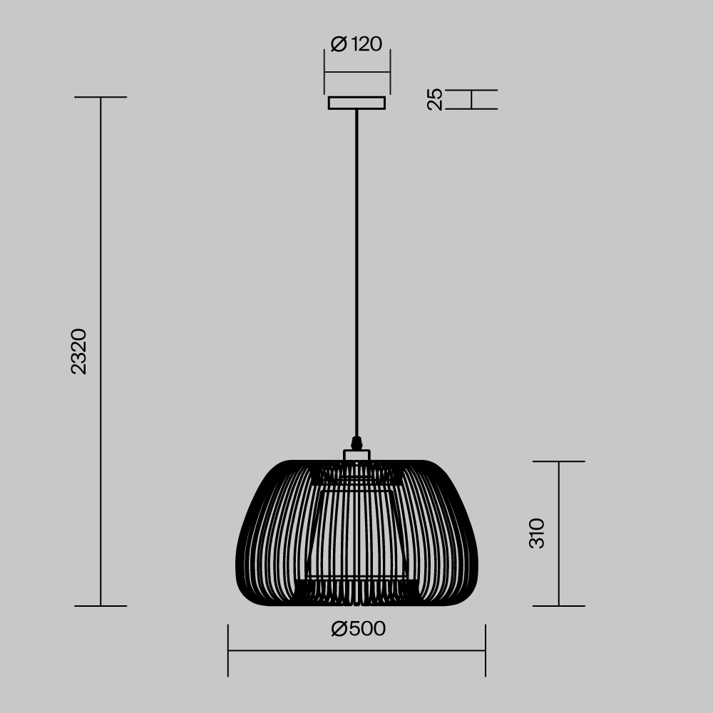 Светильник подвесной MOD409PL-01W Светильник подвесной MOD409PL-01W
