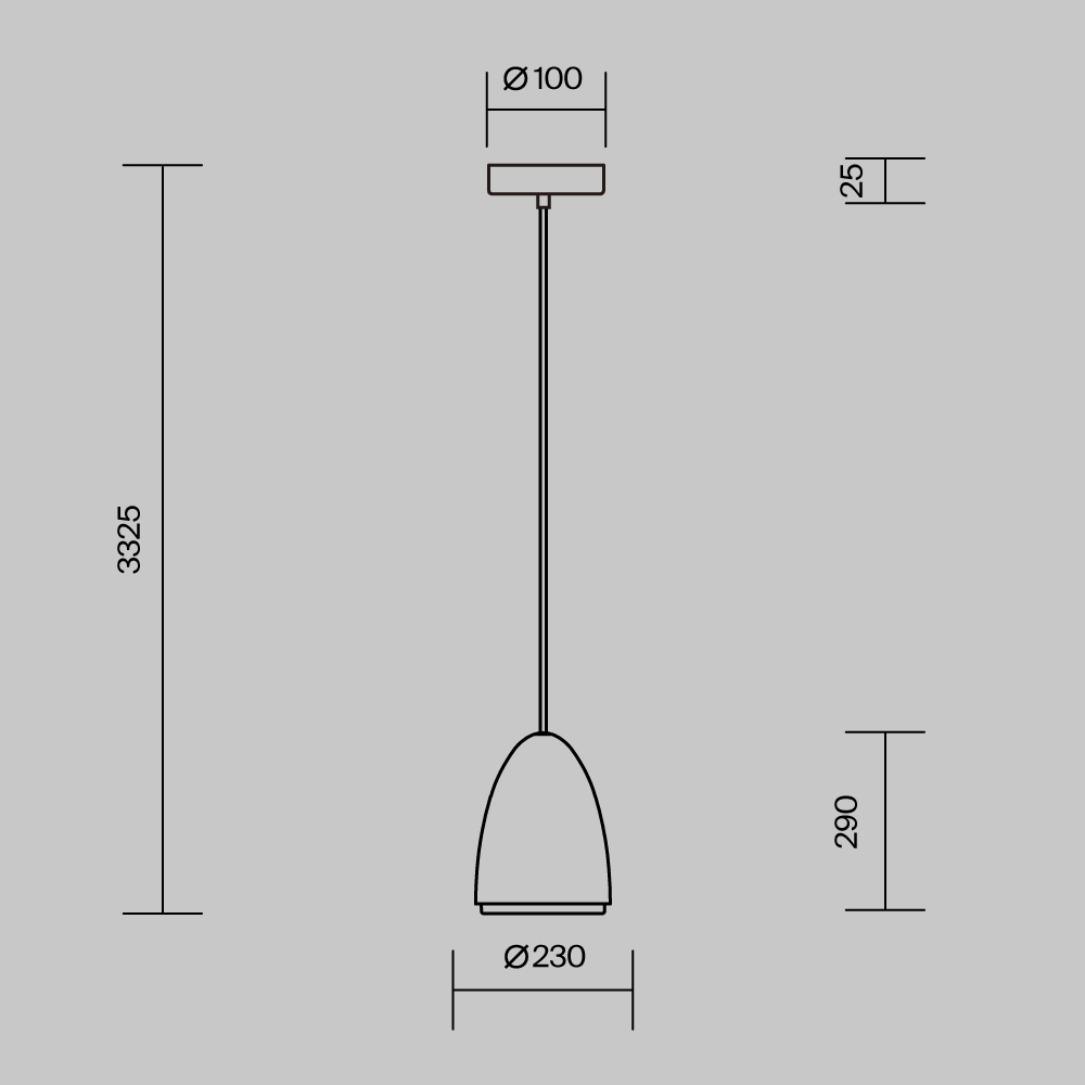 Светильник подвесной MOD430PL-01CM Светильник подвесной MOD430PL-01CM