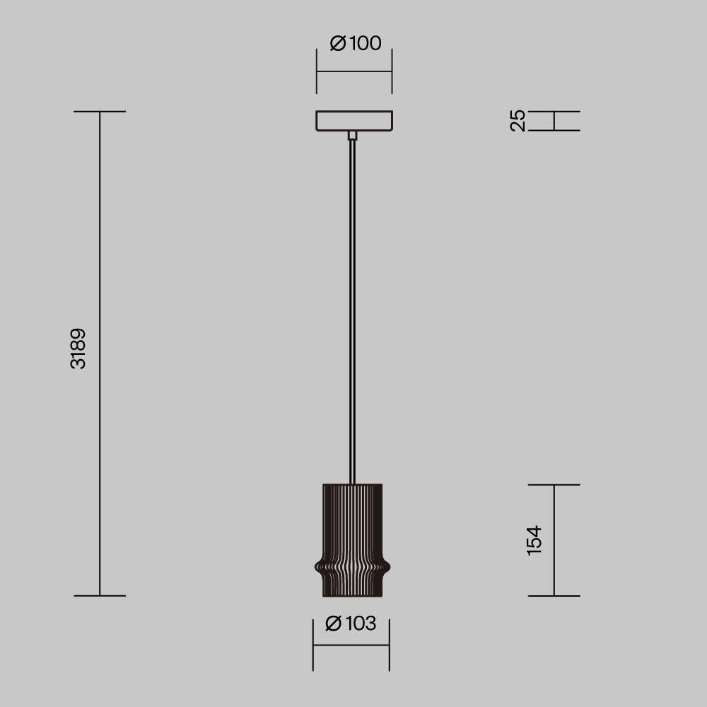 Светильник подвесной MOD430PL-L5W3K Светильник подвесной MOD430PL-L5W3K