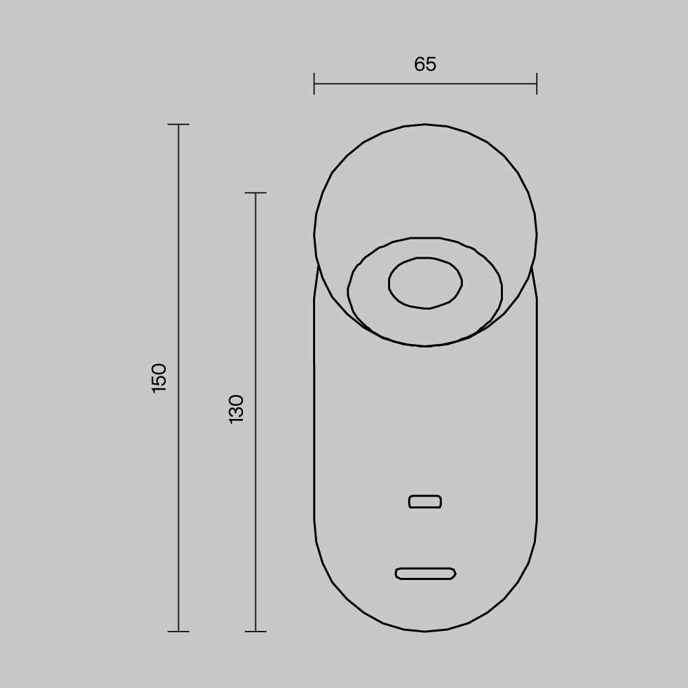 Настенный светильник MOD434WL-L5BS3K Настенный светильник MOD434WL-L5BS3K