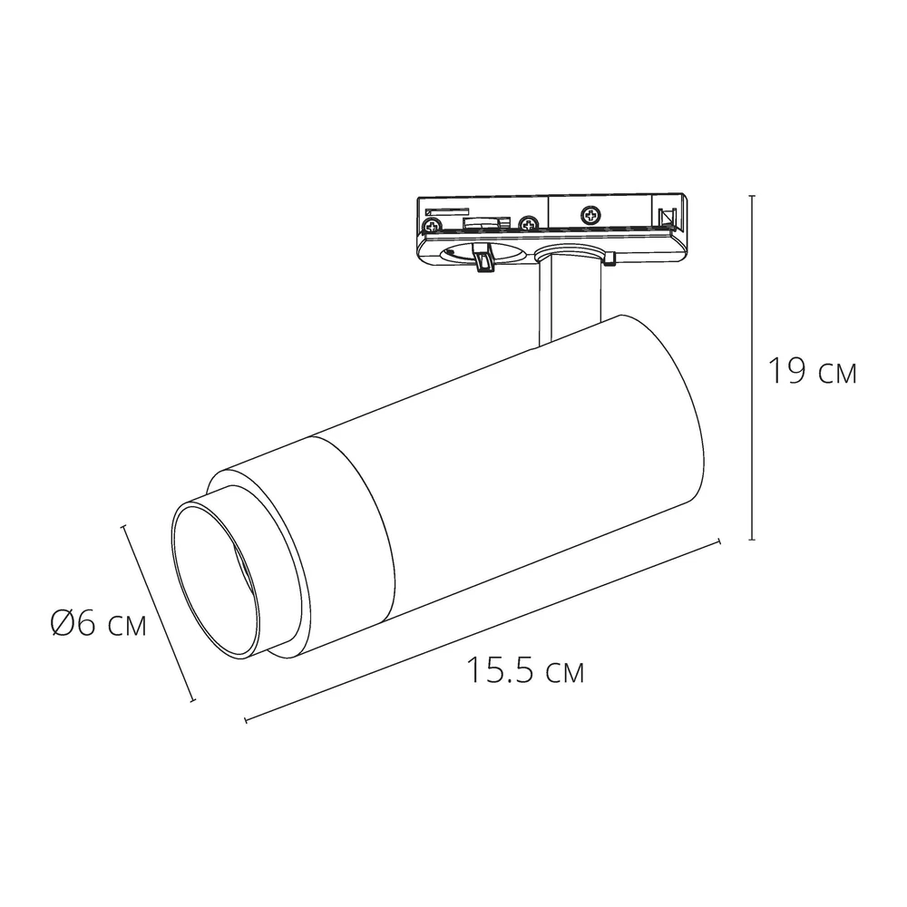 Трековый светильник A3530PL-1WH Трековый светильник A3530PL-1WH